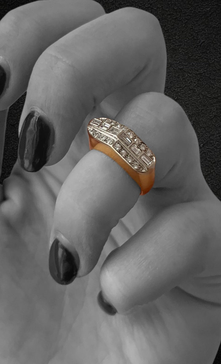 Anello "a Ponte" Italiano Anni '70