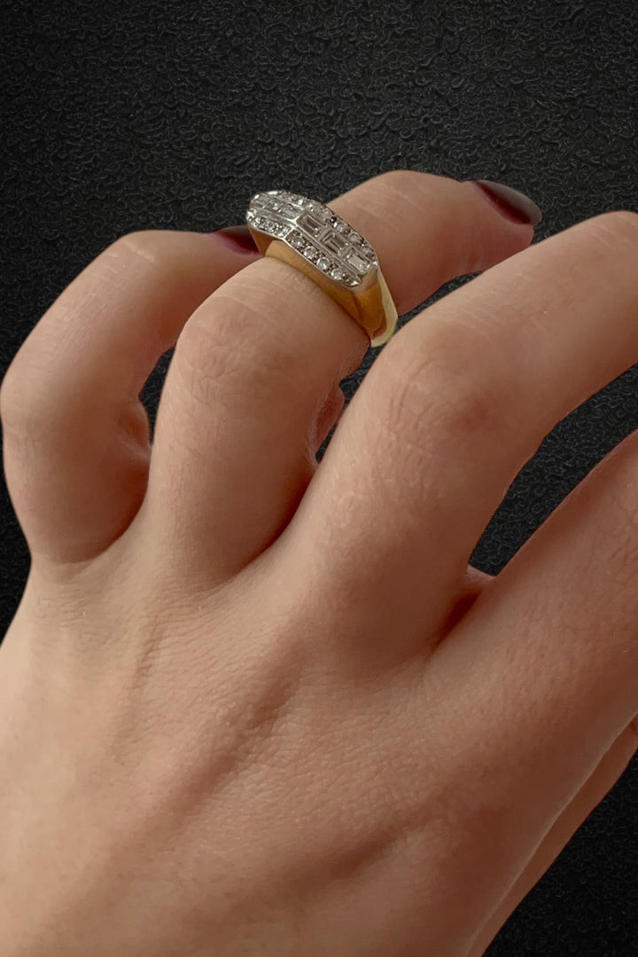 Anello "a Ponte" Italiano Anni '70