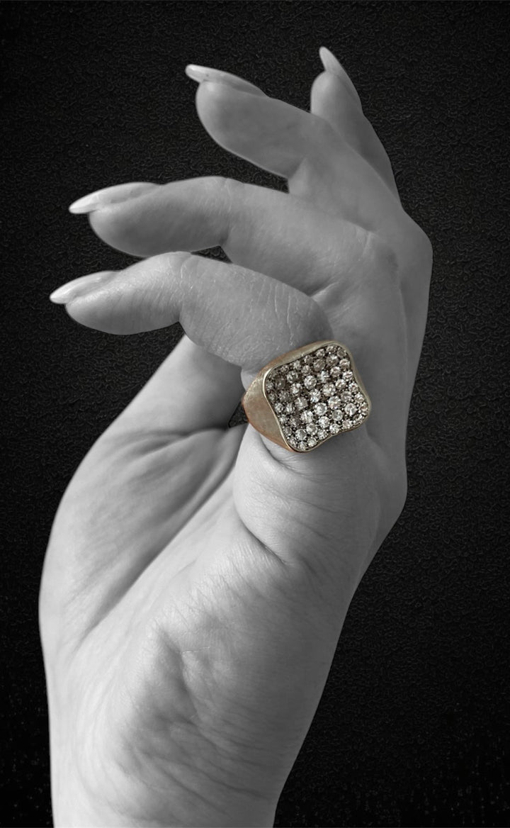 Anello da Mignolo "Glacé" – Alta Gioielleria Anni '60