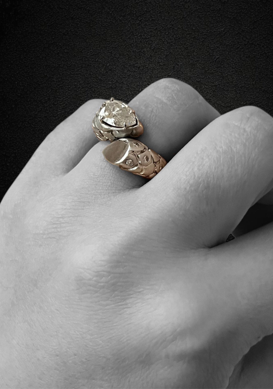 Anello Serpente con Diamanti, Janesich