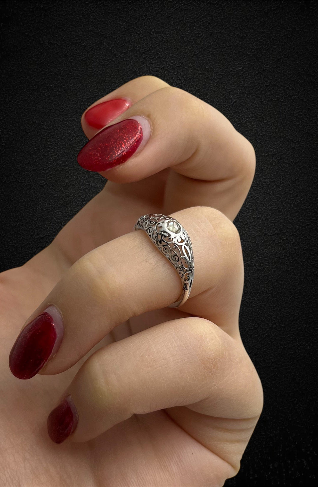 Anello Liberty con Trama Traforata