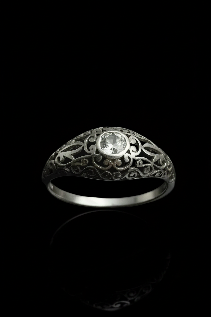 Anello Liberty con Trama Traforata