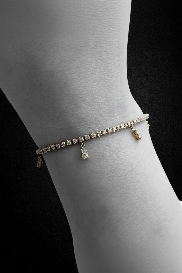 Bracciale Tennis in Oro Bianco