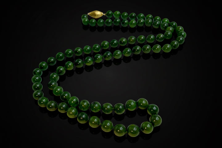 Collana di Perle di Malachite