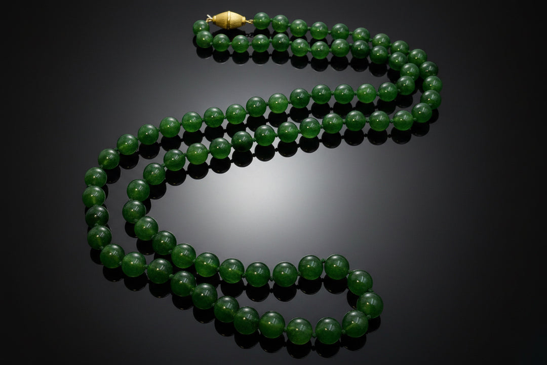 Collana di Perle di Malachite