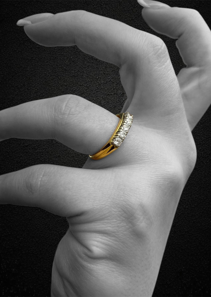 Anello a Riviere Anni '30