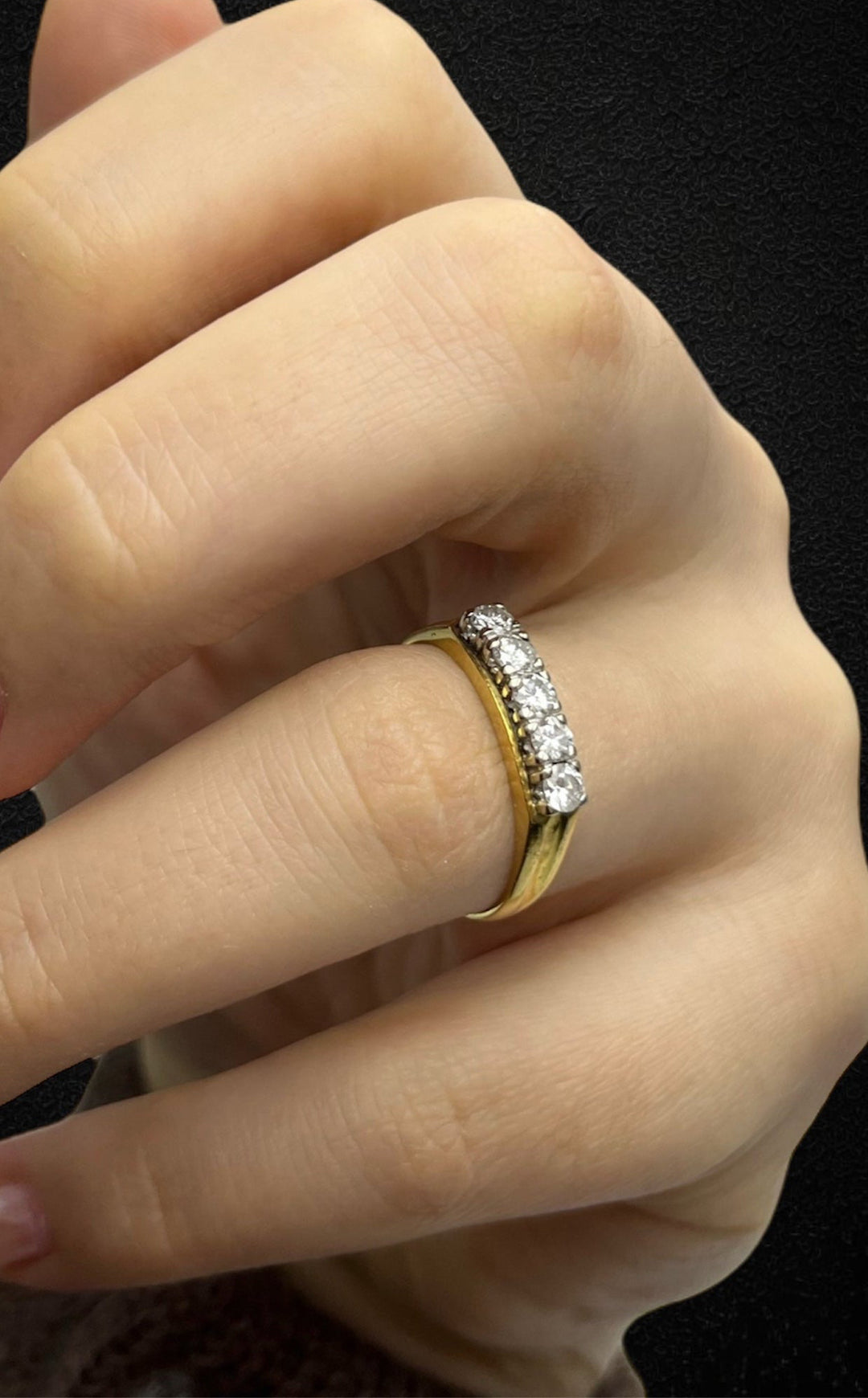 Anello a Riviere Anni '30
