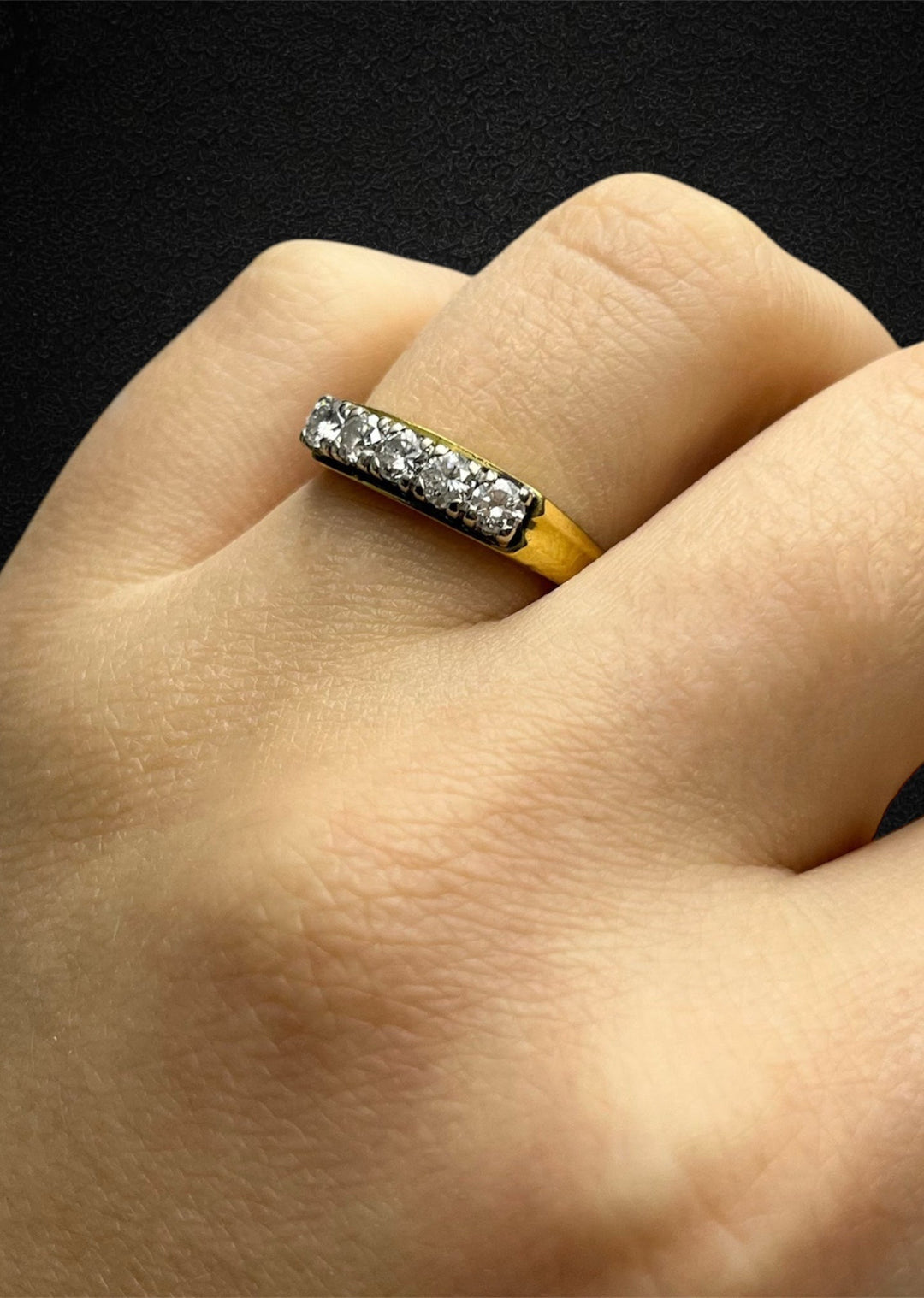 Anello a Riviere Anni '30