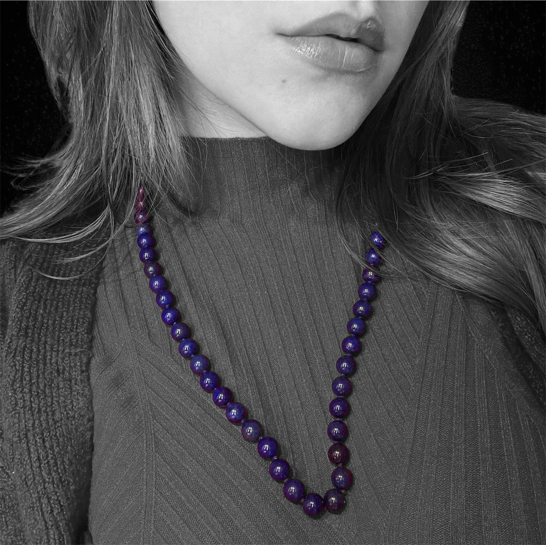 Collana in Perle di Lapislazzulo