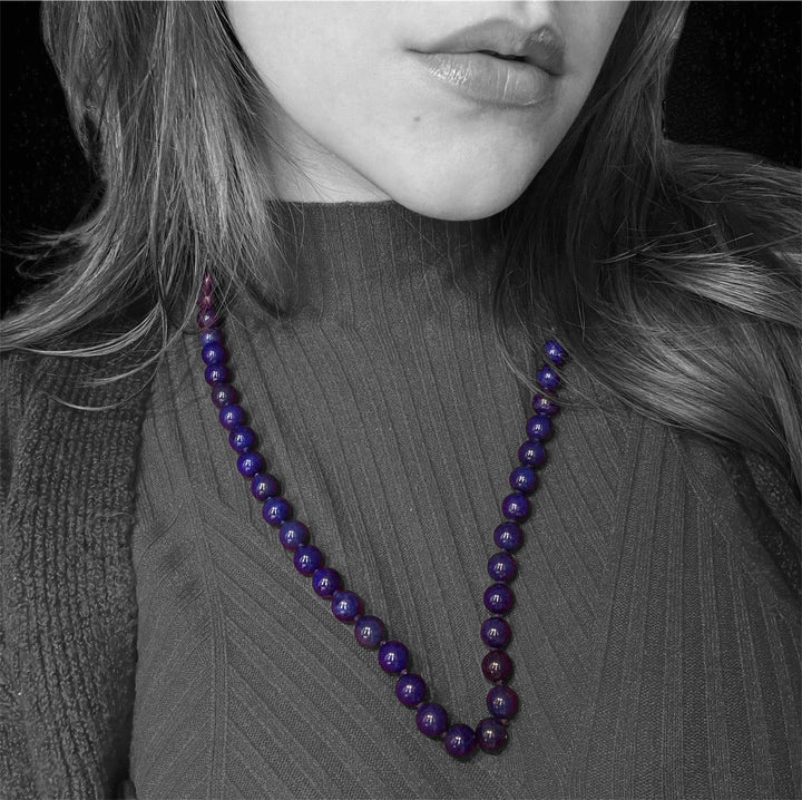 Collana in Perle di Lapislazzulo