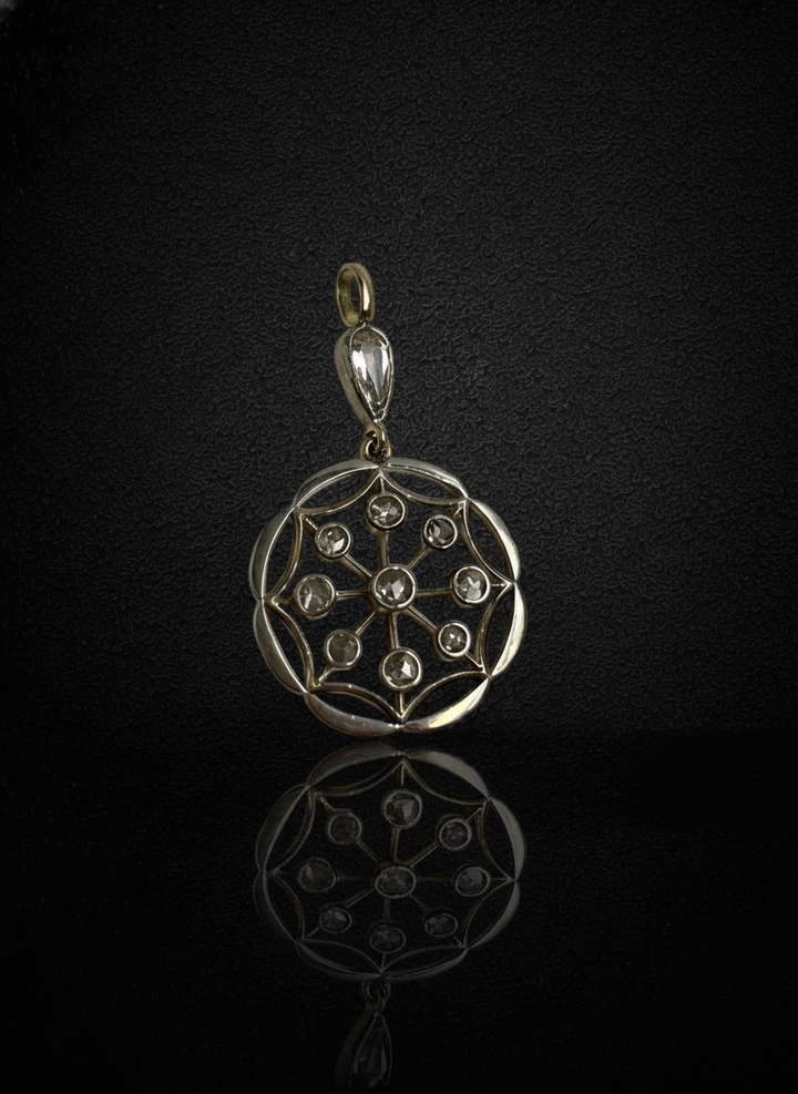 Raro Pendente con Diamanti, fine XIX secolo