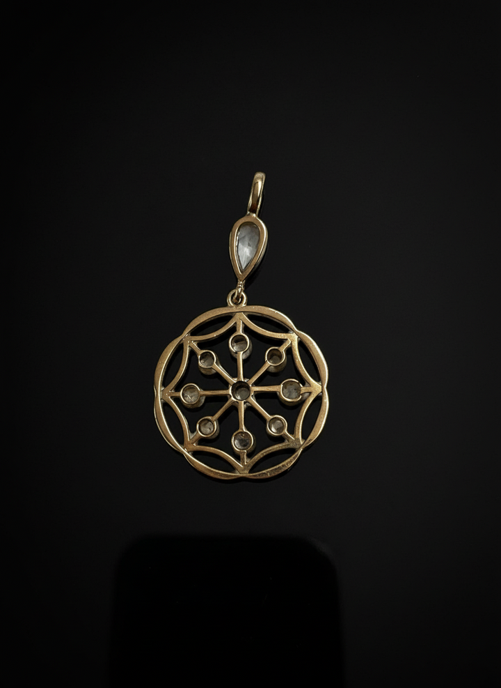Raro Pendente con Diamanti, fine XIX secolo