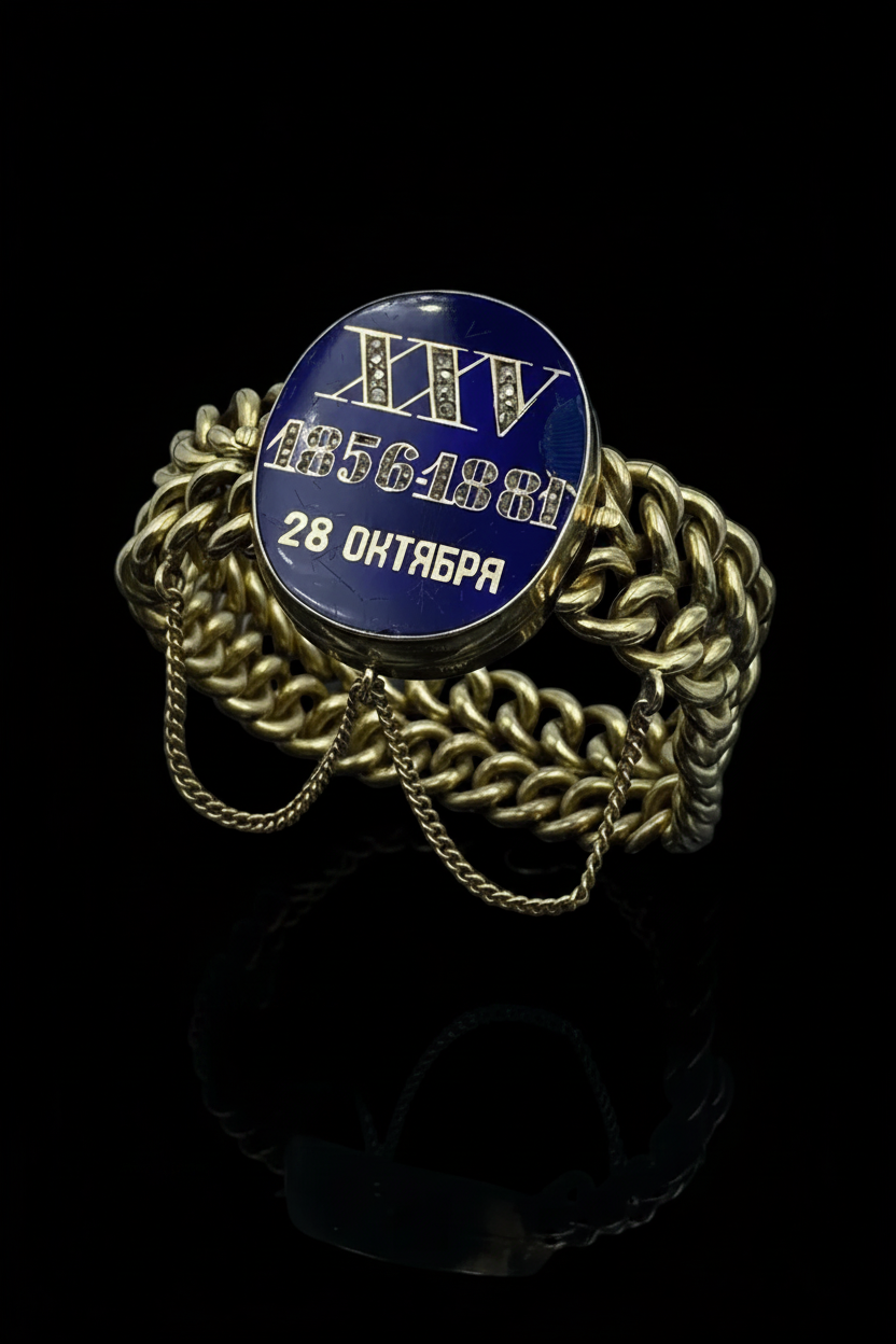 Raro Bracciale Russo con Smalti