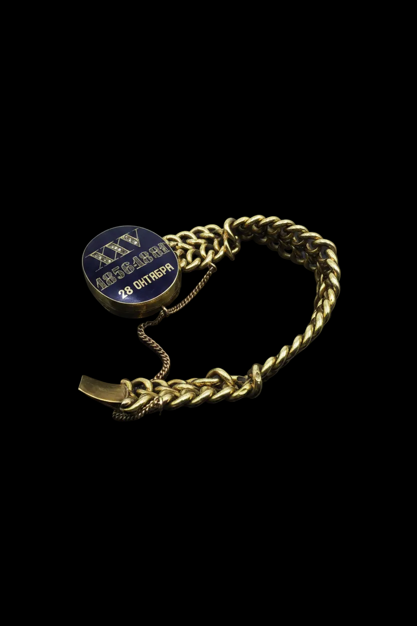Raro Bracciale Russo con Smalti