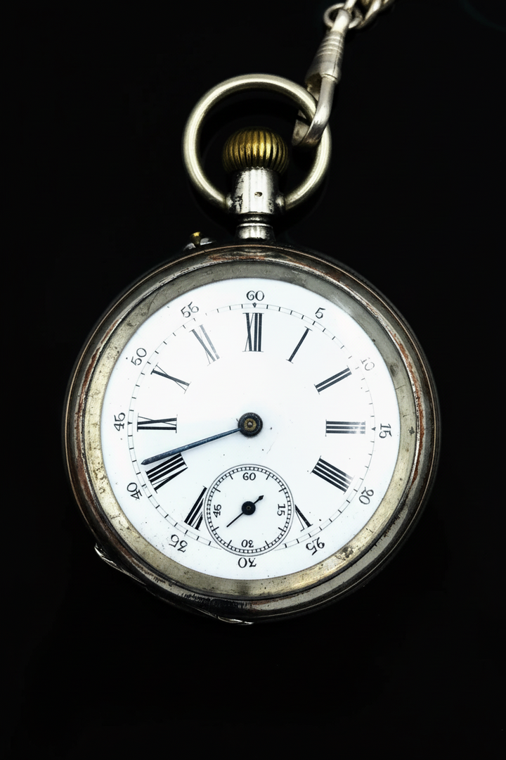Orologio svizzero in argento, per il mercato tedesco