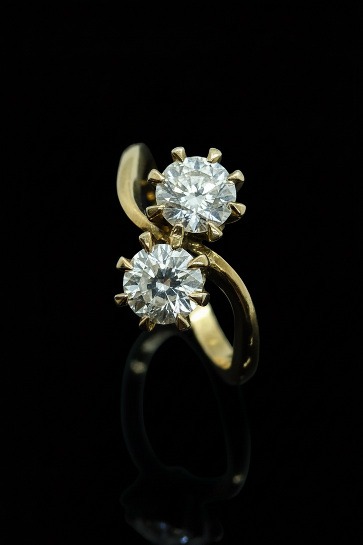 Anello a Contrarier di Diamanti