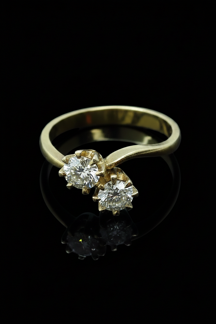 Anello a Contrarier di Diamanti