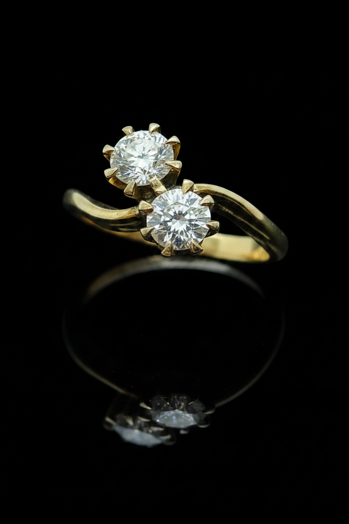 Anello a Contrarier di Diamanti