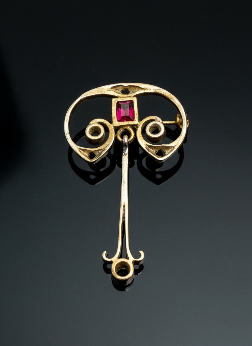 Pendente in stile Art Nouveau