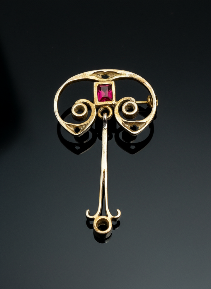Pendente in stile Art Nouveau