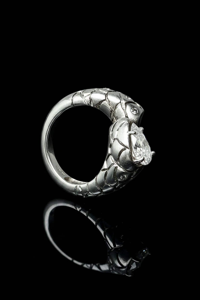 Anello Serpente con Diamanti, Janesich