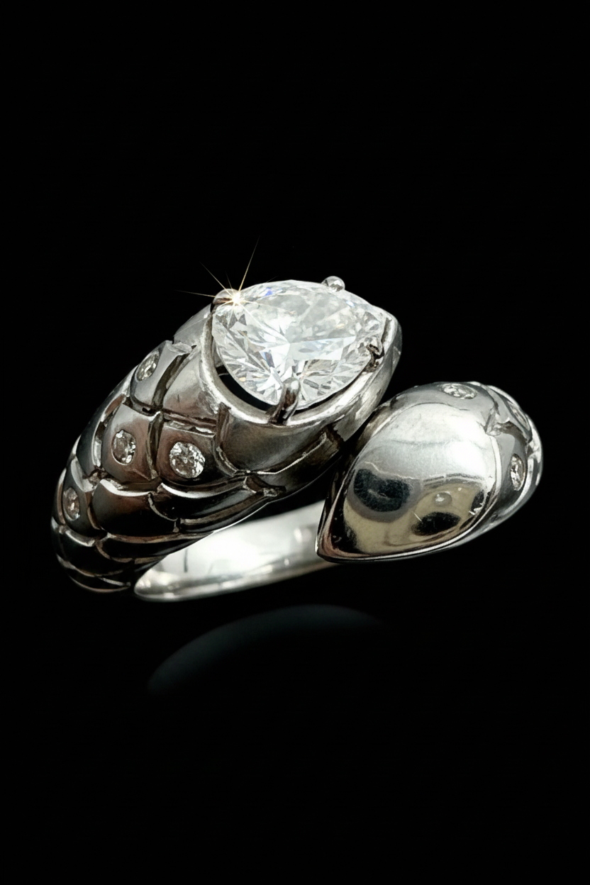 Anello Serpente con Diamanti, Janesich