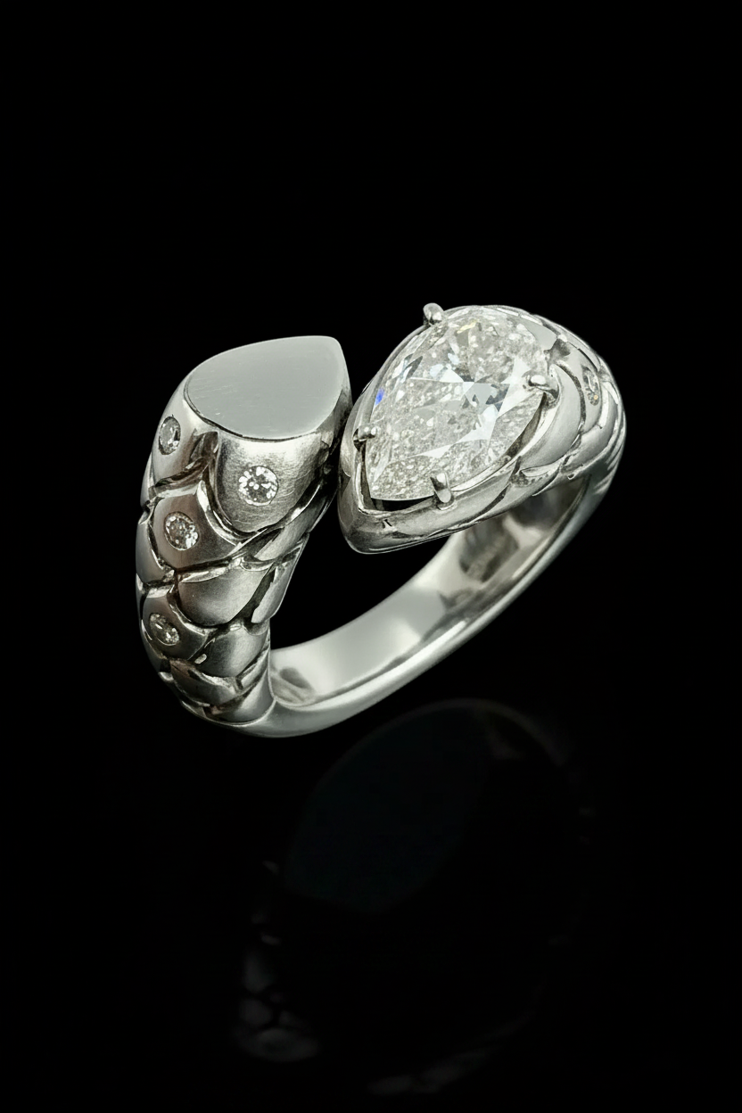 Anello Serpente con Diamanti, Janesich