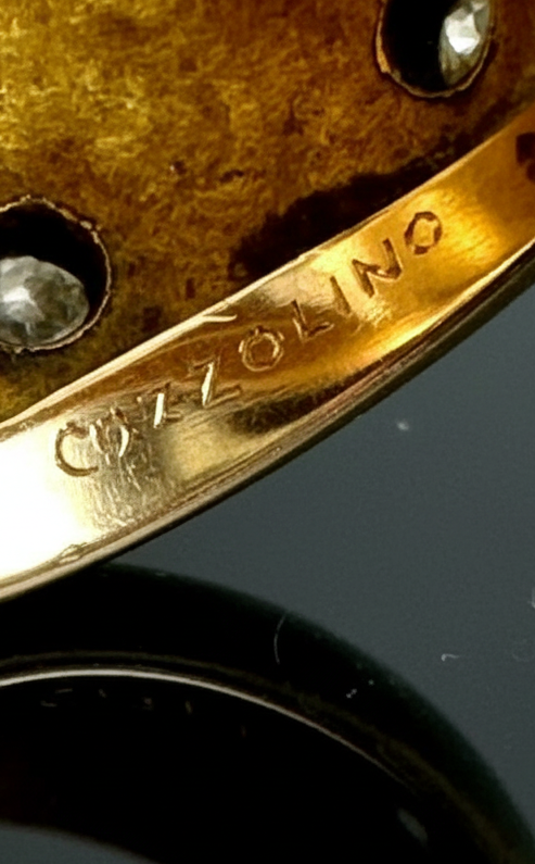 Anello bombato Italiano, firmato Cozzolino