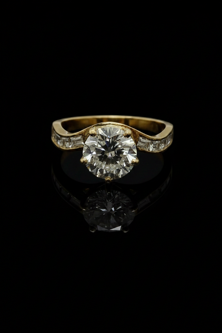 Anello di Fidanzamento con Diamante da 1,69 carati