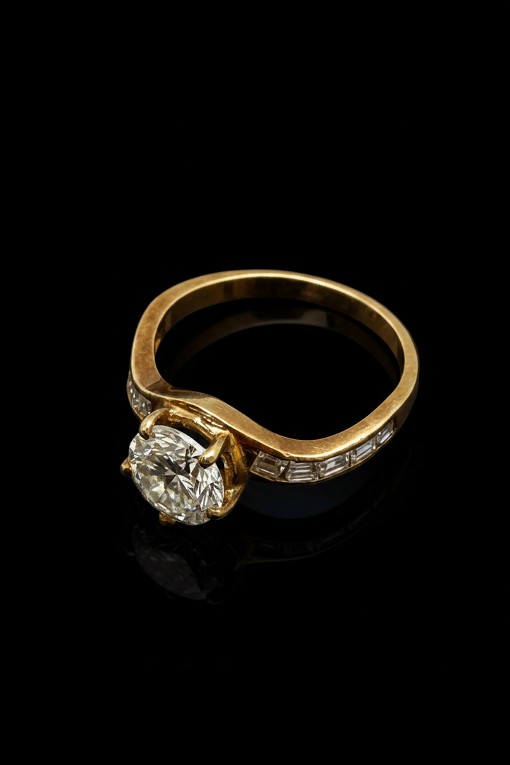 Anello di Fidanzamento con Diamante da 1,69 carati