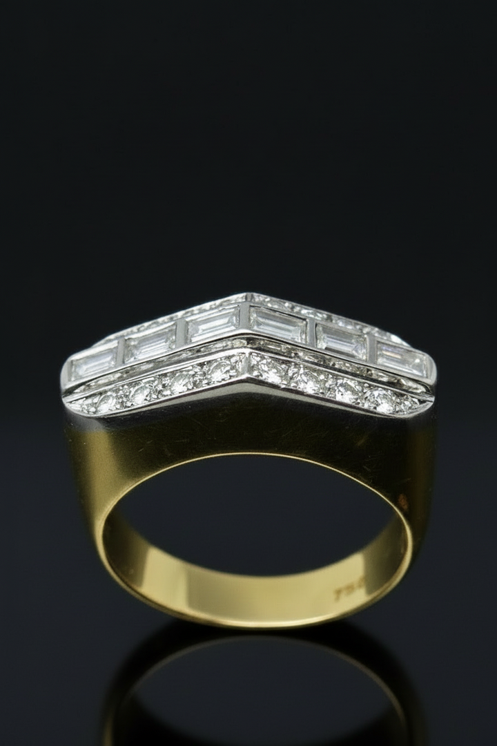 Anello "a Ponte" Italiano Anni '70