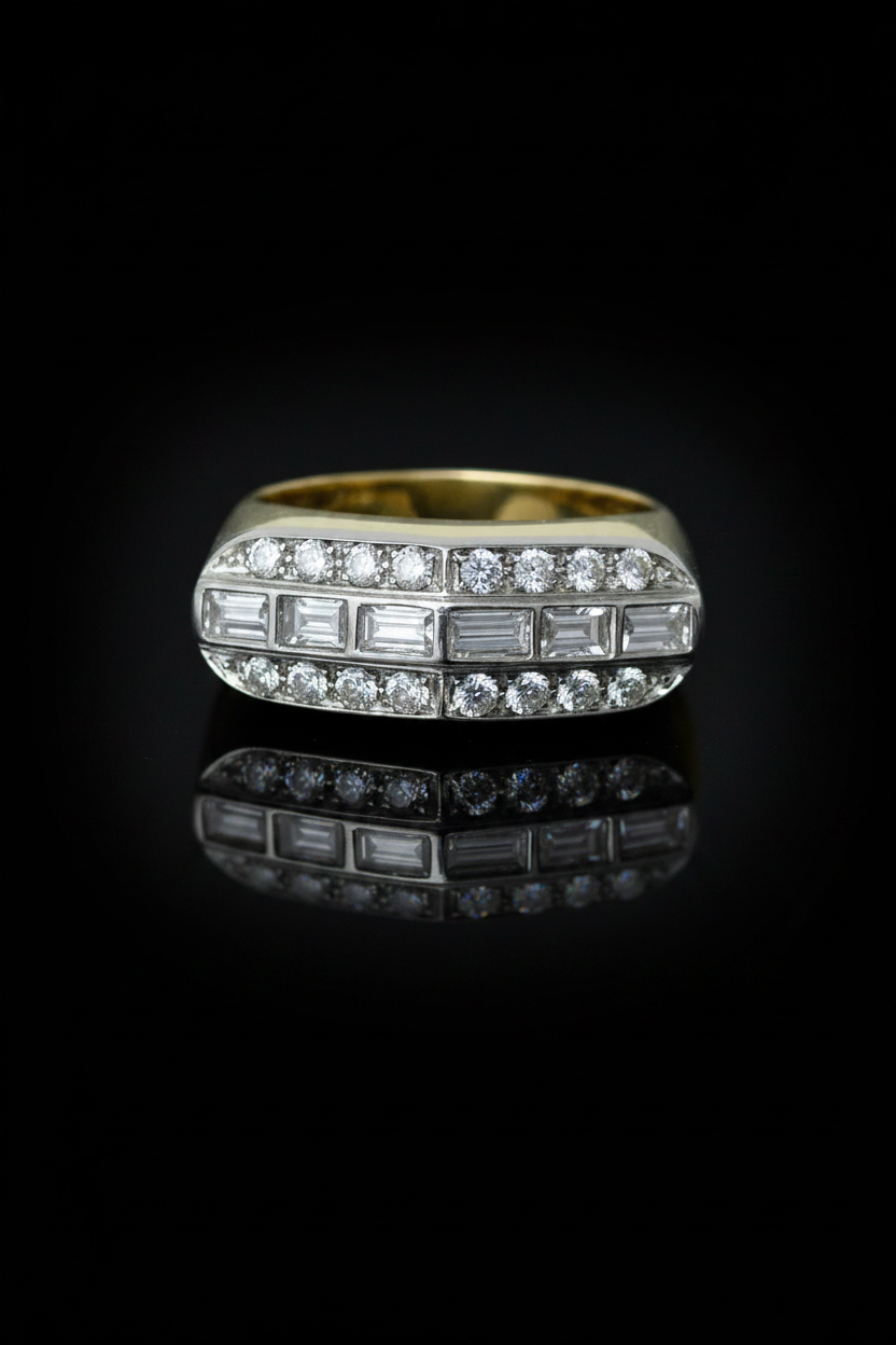 Anello "a Ponte" Italiano Anni '70