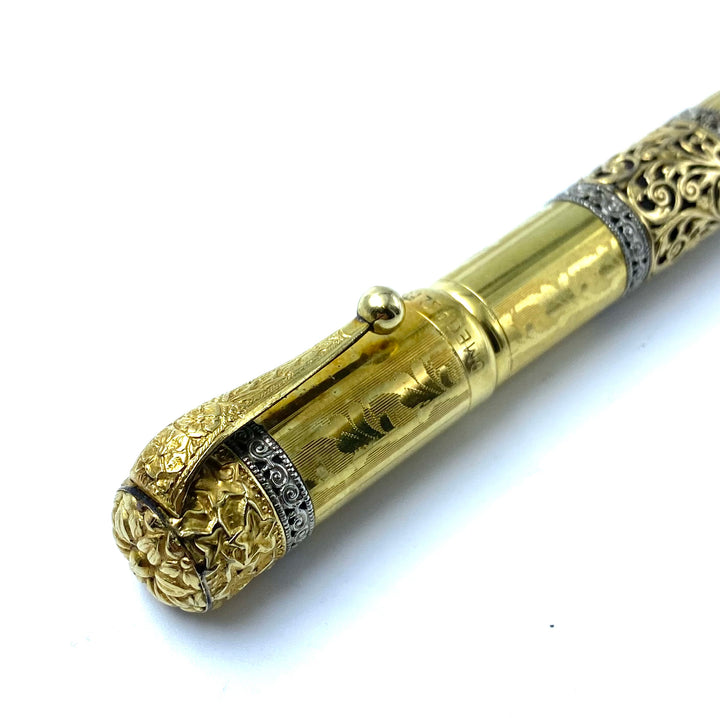 Penna stilografica OMEGA 18K.R., anni '30