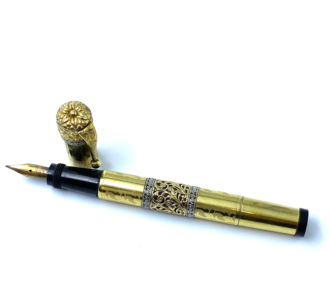 Penna stilografica OMEGA 18K.R., anni '30